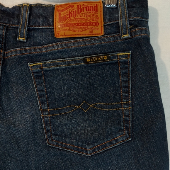 LUCKY BRAND DUNGAREES ♡ Ladies Jeans - Picture 6 of 11